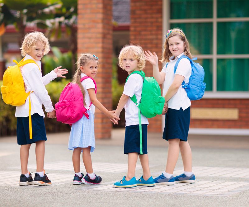 Children at school